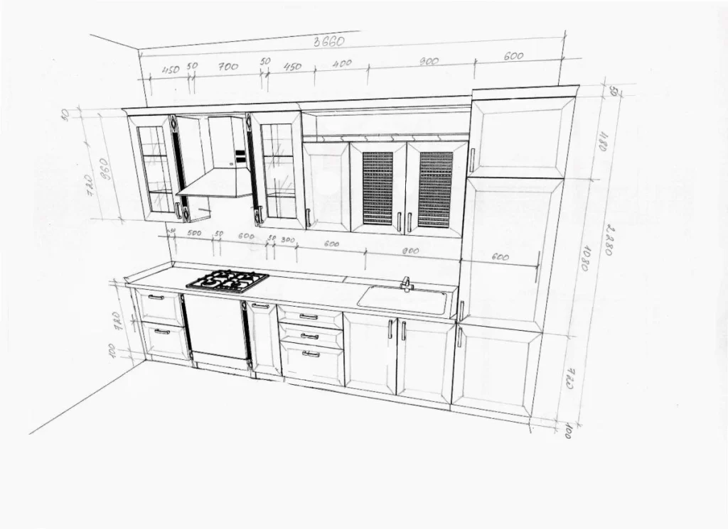 Kitchem shop drawings